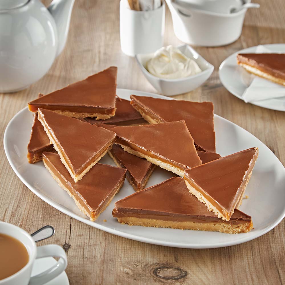 GF Caramel Shortbread Traybake