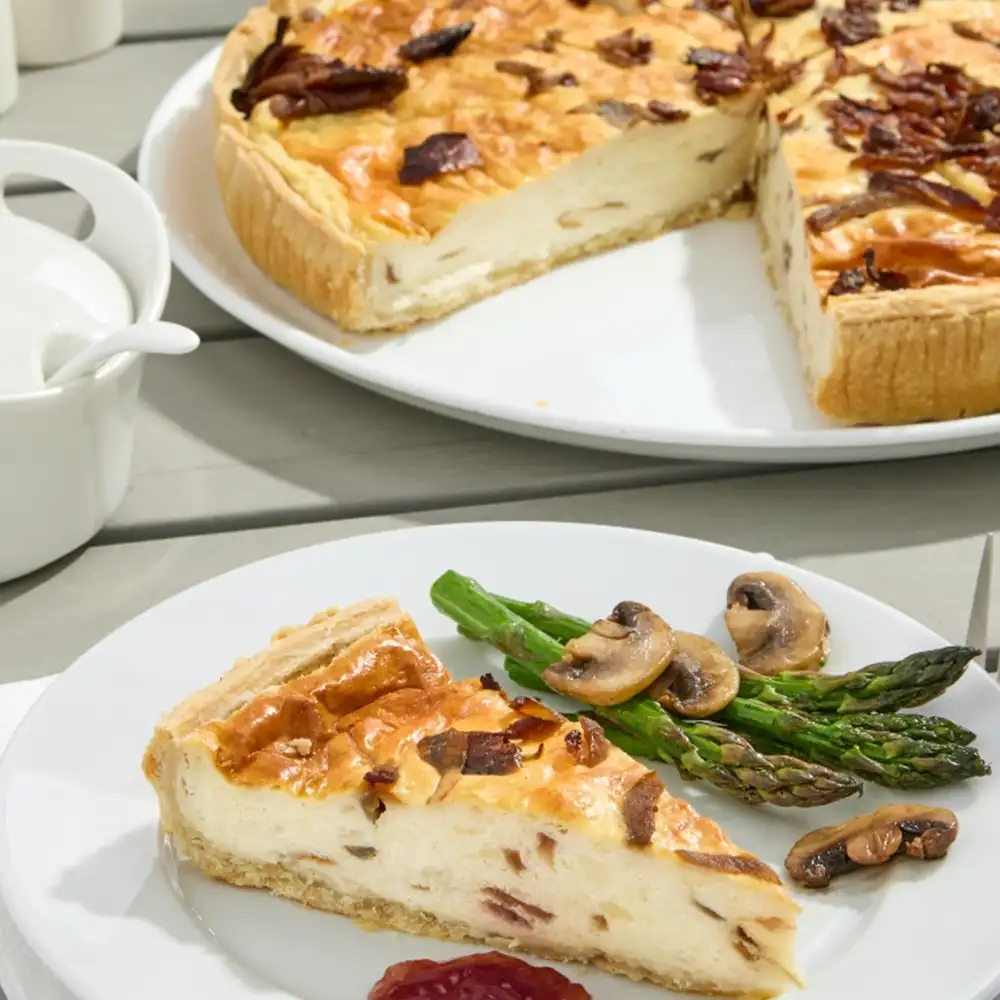 Cheese & Onion Quiche