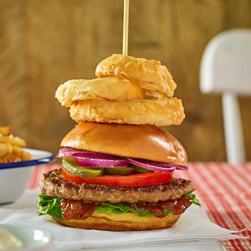 98% Beefburger 4oz IQF Scored